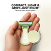 Letsshave Pro Head Shaving Razor Blades for Men – Pack of 2 | World's first 6-Blade Compact Head Shaver | Replacement Cartridges with Moisturizing Strip | Diamond-Coated Curved Blades