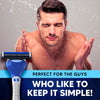 LetsShave Pro 2 Max Twin Blade Razor for Men | Refillable System with Diamond Hard Coating Curved Blades, Pivot Head & Aloe Lubrication Strip | Smooth & Comfortable Shave (1 Handle + 10 Blades)