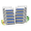 LetsShave Pro 2 Max Twin Blade Razor Cartridges - Pack of 20 | Open Flow Architecture | Pivoting Head Refills with Aloe Strip & Diamond-Coated Blades for Men | Smooth, Close, Irritation-Free Shave