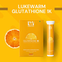 Lukewarm Glutathione Effervescent Tablets – Orange Flavour | 15 Tablets