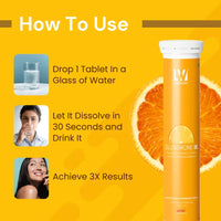 Lukewarm Glutathione Effervescent Tablets – Orange Flavour | 15 Tablets