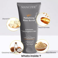 Mancode Polishing Rice Scrub 100ml