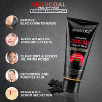 Mancode Charcoal Peel Off Mask 100ml