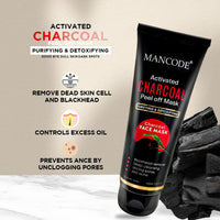 Mancode Charcoal Peel Off Mask 100ml