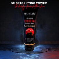 Mancode Charcoal Peel Off Mask 100ml
