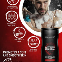 Mancode Charcoal Body Wash 450ml