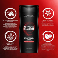 Mancode Charcoal Body Wash 450ml
