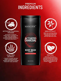 Mancode Charcoal Body Wash 450ml