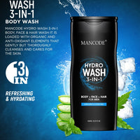 Mancode Hydro Body Wash 3 in 1 450ml