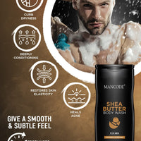 Mancode Shea butter Body Wash 450ml