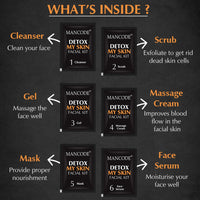 Mancode Detox My Skin Facial Kit 58gm
