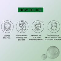 Mancode 1% Salicylic Acid Facial Sheet Mask 25ml Pack of 3