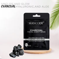 Mancode Charcoal Facial Sheet Mask 25ml Pack of 3