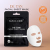Mancode De-Ten Facial Sheet Mask 25ml Pack of 3