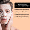 Mancode De-Ten Facial Sheet Mask 25ml Pack of 3