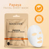 Mancode Papaya Facial Sheet Mask 25ml Pack of 3