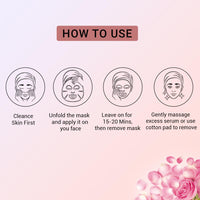 Mancode Rose Facial Sheet Mask 25ml Pack of 3