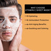 Mancode Vitamin C Facial Sheet Mask 25ml Pack of 3
