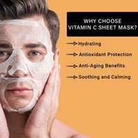 Mancode Vitamin C Facial Sheet Mask 25ml Pack of 3