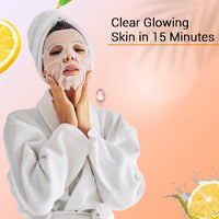 Mancode Vitamin C Facial Sheet Mask 25ml Pack of 3