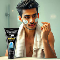 Mancode De-Tan Scrub to Remove Blackheads & Brightens Skin - 100 ml