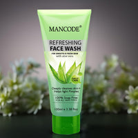 Mancode Refreshing Face Wash for Smooth & Fresh Skin with Aloe Vera 100ml
