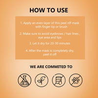 Mancode Brightening Vitamin C Peel Off Mask For Deep Cleansing - 100 ml