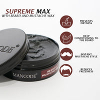 Mancode Extra Strong Hold Beard & Mustache Wax- 50 g