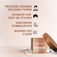 Mancode Supreme Hold & Glossy Hair Styling Pomade Wax- 100 ml