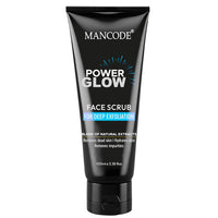 Mancode Power Glow Face Scrub For Deep Exfoliation With Saffron & Turmeric - 100 ml