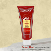 Mancode Power Glow Skin Glowing Cream with Kojic Acid, Glycolic Acid & Alpha Arbutin 50ml