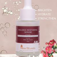 Mea Bloom Celestial Radiance Duo (Balance Restoring Serum AM + Balance Restoring Serum PM) Pack of 2 (30 ml each)
