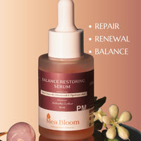 Mea Bloom Celestial Radiance Duo (Balance Restoring Serum AM + Balance Restoring Serum PM) Pack of 2 (30 ml each)