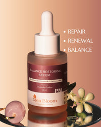 Mea Bloom Celestial Radiance Duo (Balance Restoring Serum AM + Balance Restoring Serum PM) Pack of 2 (30 ml each)