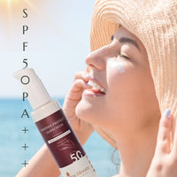 Mea Bloom Skin Armour Duo: Cleanse + Protect (Balancing All-in-1 Mask Scrub & Wash + Barrier Protect Sunscreen SPF50 PA+++) Pack of 2 (100 ml each)