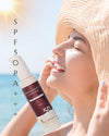 Mea Bloom Skin Armour Duo: Cleanse + Protect (Balancing All-in-1 Mask Scrub & Wash + Barrier Protect Sunscreen SPF50 PA+++) Pack of 2 (100 ml each)