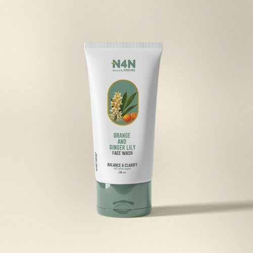N4N Face Wash 100 ml | Orange And Ginger Lily | Balance & Clarify