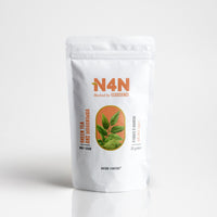 N4N Body Scrub Sachet 10 gm | Green Tea And Mahanimba | Revitalise & Nourish
