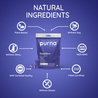 Purna Gummies Excalibur Ashwagandha Wild Berry Flavor Gummies 30 Gummies