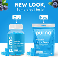 Purna Gummies Biotin Blueberry Gummies