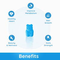Purna Gummies Biotin Blueberry Gummies
