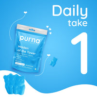 Purna Gummies Biotin Blueberry Gummies