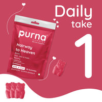 Purna Gummies Biotin Cranberry Gummies 30 Gummies