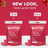 Purna Gummies Sugar Free Hairway to Heaven Biotin Cranberry Gummies for Hair Skin & Nails 30 Gummies