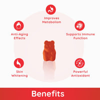 Purna Gummies Pretty Woman Glutathione Cola Flavor 30 Gummies for Skin Brightening & Anti Aging Beauty Supplement