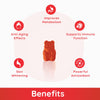 Purna Gummies Pretty Woman Glutathione Cola Flavor 30 Gummies for Skin Brightening & Anti Aging Beauty Supplement