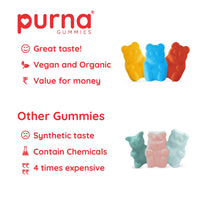Purna Gummies Pretty Woman Glutathione Cola Flavor 30 Gummies for Skin Brightening & Anti Aging Beauty Supplement