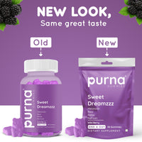 Purna Gummies Sweet Dreamzzz Wild Berry Gummies 30 Gummies