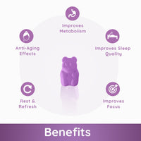 Purna Gummies Sweet Dreamzzz Wild Berry Gummies 30 Gummies