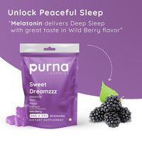 Purna Gummies Sweet Dreamzzz Wild Berry Gummies 30 Gummies